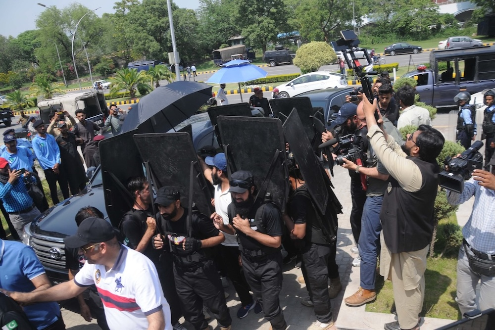 The Pakistan Press Foundation documented 162 confirmed attacks on journalists in 2024.