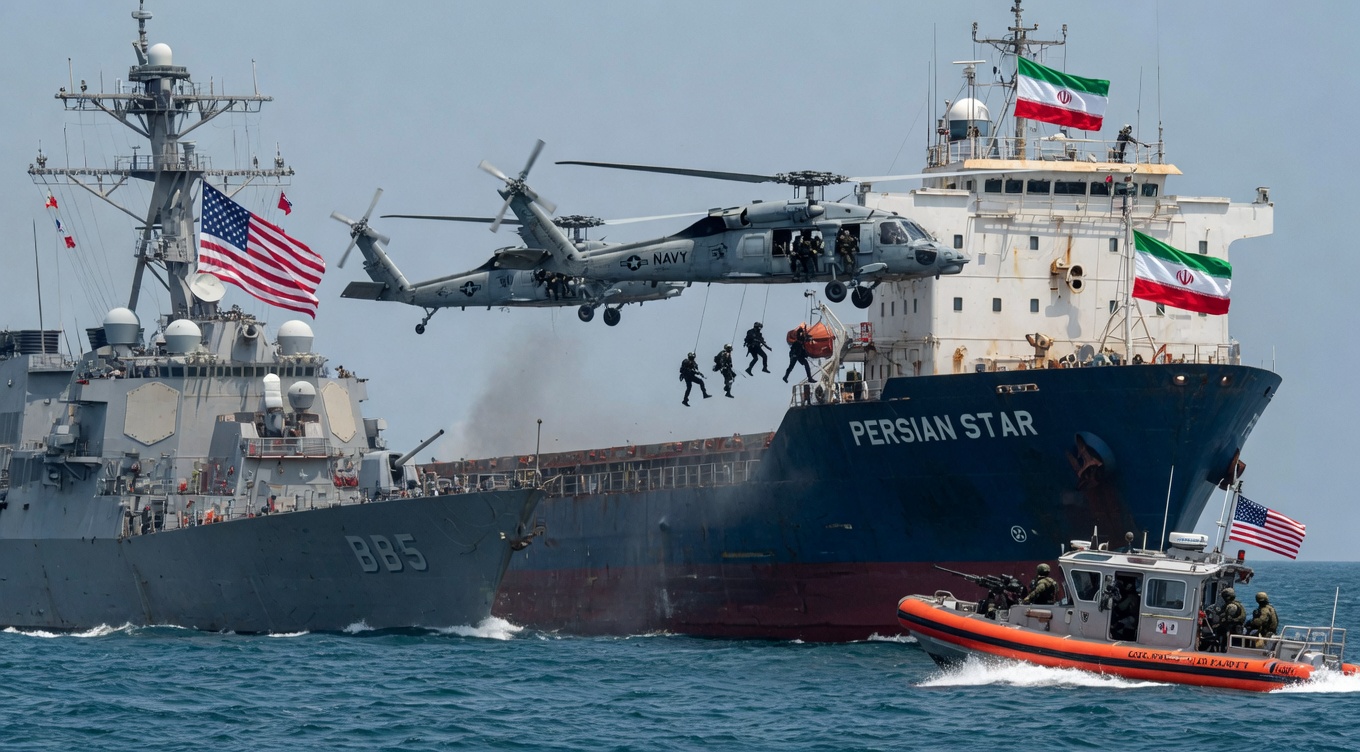 US Seizes Iranian Cargo Ship as Peace Talks Hang in the Balance